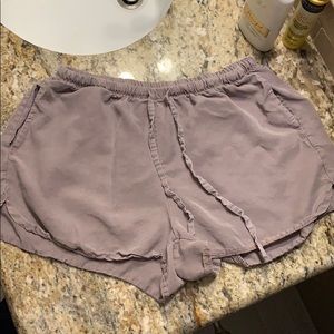 Brandy Melville John Galt Purple Lounge Shorts